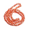 Electroplate Glass Beads Strands EGLA-D030-P4mm-B02-3