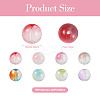 120Pcs 8 Colors Transparent Glass Beads GLAA-CW0001-05-5