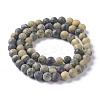 Natural Yellow Turquoise(Jasper) Beads Strands G-H245-02B-2