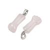 Natural Rose Quartz Pendants G-C184-03C-2
