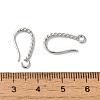 Long-Lasting Plated Brass Ear Wire KK-K381-07P-3