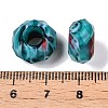 Two Tone Glass European Beads GDA009-6-3