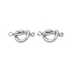 Non-Tarnish 304 Stainless Steel Connector Charms STAS-G338-04P-1