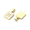 Ion Plating(IP) 304 Stainless Steel Pave Shell Pendants X-STAS-G327-01G-H-2