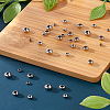 160Pcs 4 Styles 304 Stainless Steel Spacer Beads STAS-LP0002-11-3