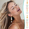32Pcs 2 Colors Brass Clip-on Earring Findings KK-UN0001-87-6