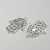 Tibetan Style Big Pendants TIBEP-WH0001-02AS-1