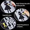 Plastic Drawing Painting Stencils Templates DIY-WH20012-07H-5