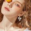 20Pcs Brass Hoop Earring Findings KK-BBC022-09A-5