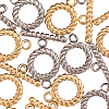 10Set 2 Colors Ion Plating(IP) 304 Stainless Steel Toggle Clasps STAS-CJ0001-205-3