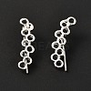 Alloy Dangle Earrings EJEW-F270-06S-1