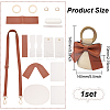 DIY PU Leather Mini Bowknot Bucket Bags Kits DIY-WH0292-93C-2