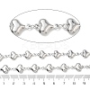 304 Stainless Steel Heart Link Chains CHS-N009-01B-P-3