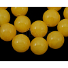Natural Yellow Jade Beads Strands JBR10mm-7-3