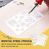 4Pcs 4 Style 304 Stainless Steel Cutting Dies Stencils DIY-FG0002-04-5