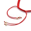 Adjustable Nylon Thread Braided Bead Bracelets BJEW-JB05449-02-4