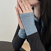 925 Sterling Silver Triple Criss Cross Finger Ring for Women RJEW-M164-04-2