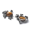 Natural Tiger Eye Pendant G-H083-02AS-08-2