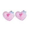 Transparent Epoxy Resin Decoden Cabochons CRES-I030-03C-1