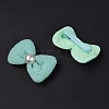5 Pair 5 Style Bowknot & Flower Polyester Alligator Hair Clips PHAR-C012-01B-6