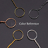 Round Copper Wire for Jewelry Making CWIR-BC0004-0.15mm-04-6