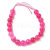 Dyed Natural Malaysia Jade Beads Strands G-G021-02C-24-4