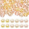 8Pcs Transparent Resin Beads RESI-YW0005-96C-2