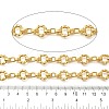 Twist Ring Brass Link Chains CHC-Q020-02G-3