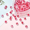 100Pcs Frosted Baking Paint Glass Beads DGLA-YW0001-36E-1