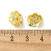 Brass Micro Pave Clear Cubic Zirconia Pendants KK-A236-09G-3