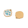 304 Stainless Steel Enamel Charms STAS-P396-08G-01-2