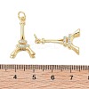 Brass With Cubic Zirconia Pendants KK-Q006-03G-3