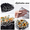 4 Bags Polyester Flower Bouquet Wrapping Mesh Paper ORIB-BC0001-12A-3