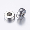 Tarnish Resistant 201 Stainless Steel European Beads LS-STAS-L198-30P-2