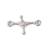 Alloy Crystal Rhinestone Star Links Connector Charms LS-FIND-Z053-05P-1