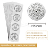Custom Silver Foil Embossed Picture Sticker DIY-WH0336-004-2