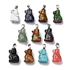 Natural & Synthetic Mixed Gemstone Pendants G-B127-07P-2