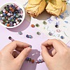 20Pcs Handmade Silver Foil Glass Lampwork Beads LAMP-YW0001-77-5