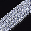 Electroplate Glass Beads Strands X-EGLA-A034-T8mm-A20-1