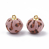 Handmade Cloth Fabric Covered Pendants LS-WOVE-N006-21D-1