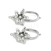 Brass Micro Pave Clear Cubic Zirconia Fold Over Clasps KK-U043-17P-1