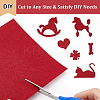 Chemical Fiber Felt Cloth DIY-WH0366-03C-3