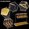 1 Set Acrylic Earring Display Stands EDIS-CP0001-12-6