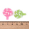 Luminous & Frosted Transparent Resin Cabochons RESI-T026-11M-4