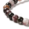 Natural Tourmaline Beaded Stretch Bracelets LS-BJEW-K233-02A-03-3