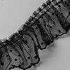 Polyester Pleated Lace Trim Ribbon DIY-WH0308-459B-1