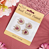 4Pcs 2 Styles 304 Stainless Steel Enamel Pendants STAS-BBC0006-97-6