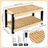Pine Wood with Iron Mobile Phone Holders ODIS-WH0038-317-2