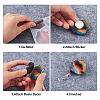 2Pcs DIY Phone Grip Ornament Silicone Molds DIY-TA0004-71-4