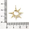 Brass Micro Pave Cubic Zirconia Pendants KK-Q035-07G-3